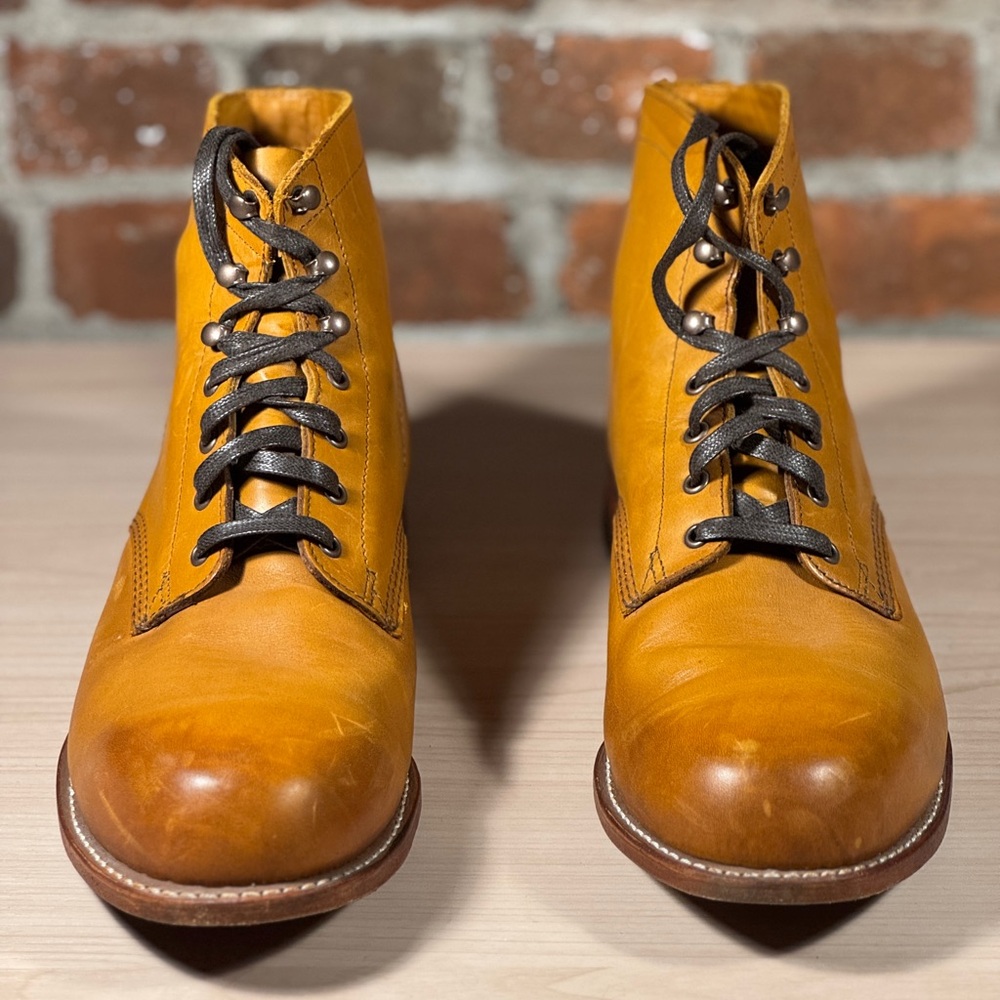 Wolverine Men's 1000 Mile Tan Leather Boots - Picture 2 of 7